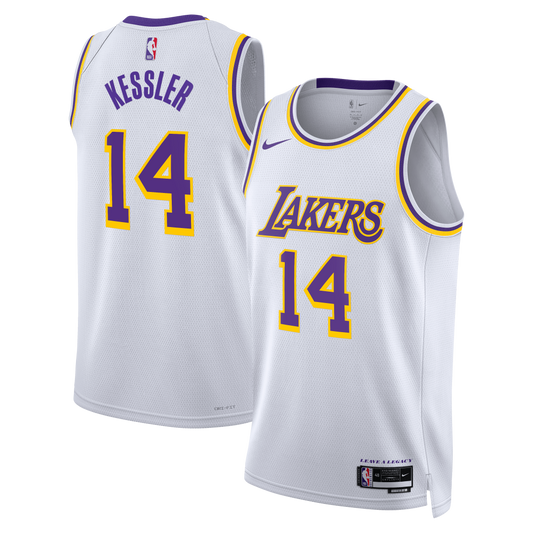 Los Angeles Lakers Nike Association Edition Edition Swingman Jersey - White - Walker Kessler - Unisex