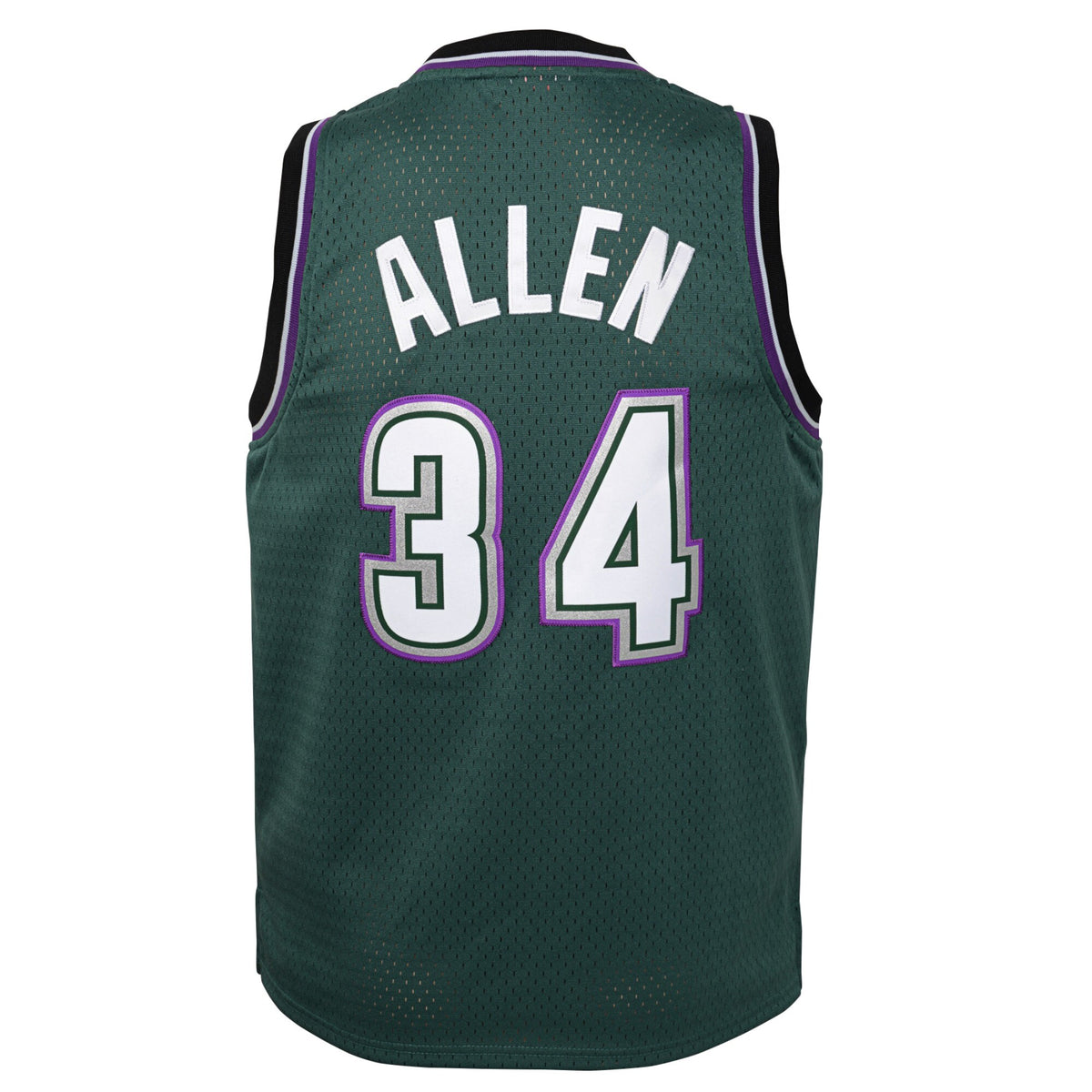 Milwaukee Bucks Ray Allen 1996-97 Hardwood Classics Swingman Jersey - Fir - Youth