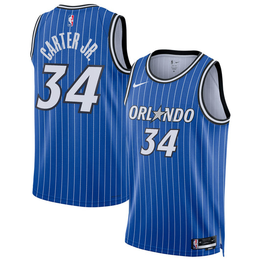 Orlando Magic Nike Replica Icon Edition Swingman Jersey - Blue - Wendell Carter Jr. - Unisex